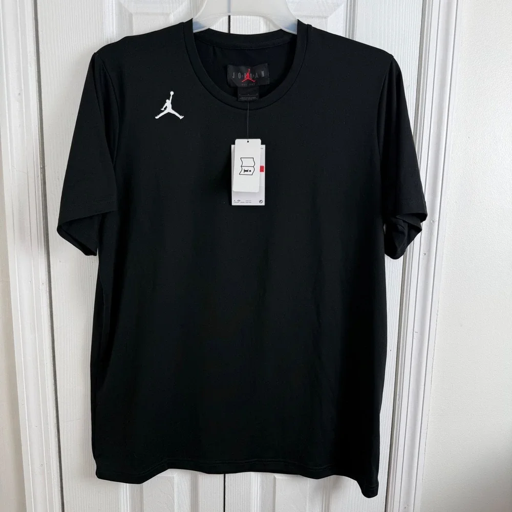 Jordan Dri-FIT Sport T-Shirt Large Black Athleisure Minimalist DQ7899-049
